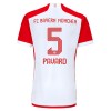 Original Trikotsatz Bayern München Benjamin Pavard 5 Heimtrikot 2023-24 Für Kinder